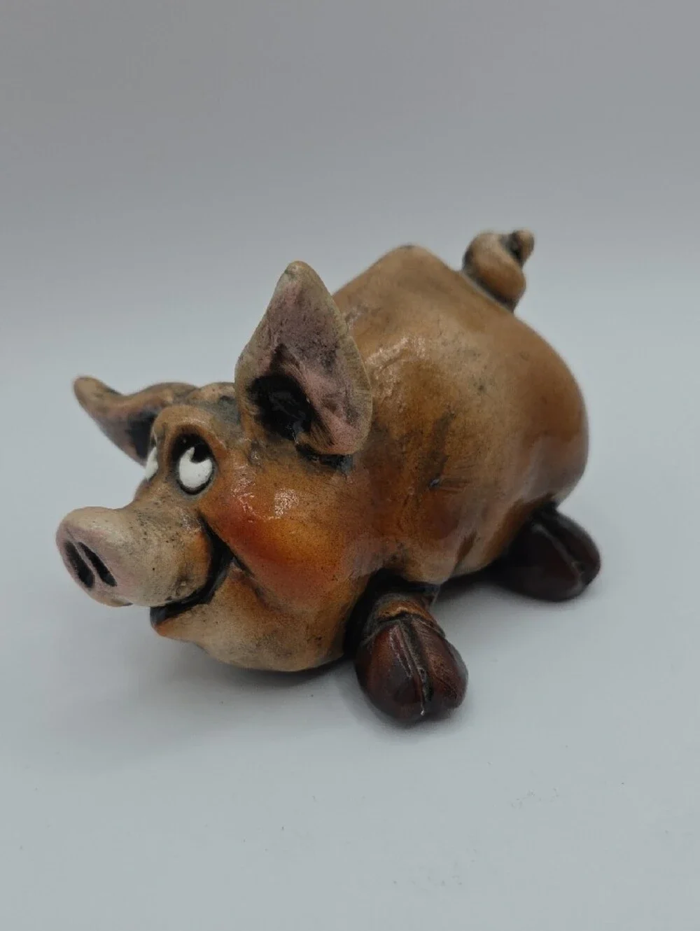 BEASTIES of the Kingdom Pig Hambone Figurine JOHN RAYA Sculpture Vintage 1996